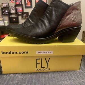 FLY London zip booties